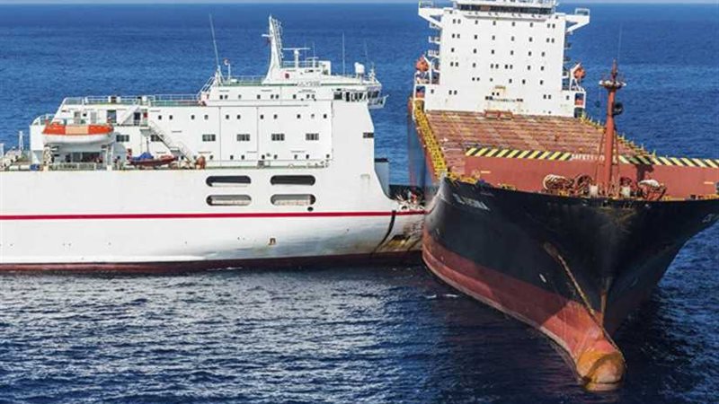 أول فيديو.. لتصادم