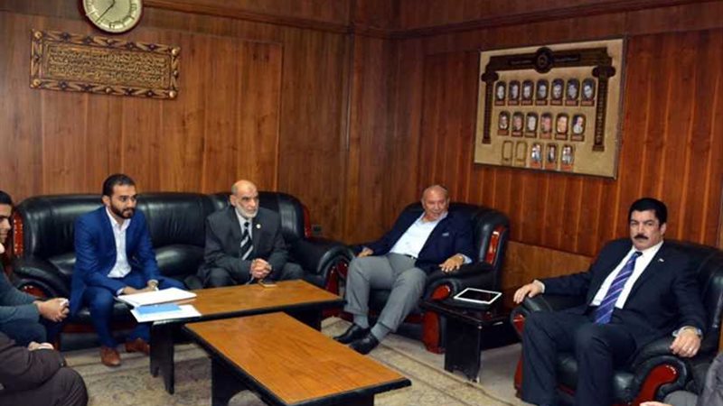 محافظ القليوبية يستقبل