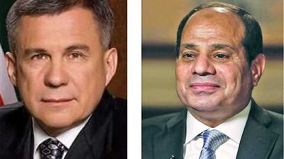 السيسي يلتقي رئيس تتارستان لبحث التعاون المشترك