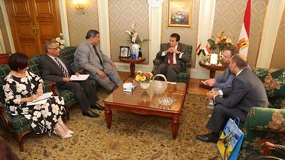 وزير التعليم العالي يبحث مع السفير الأوكراني آليات التعاون في مجال تكنولوجيا الفضاء