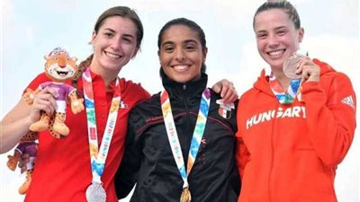 سلمى عبد المقصود: ذهبية الأولمبياد أول انجاز في حياتي.. ومنافسيها: عملت كثيرًا وتستحق الذهب