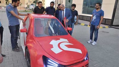 جامعة كفر الشيخ تحتل المركز الأول في تصميم سيارة كهربائية