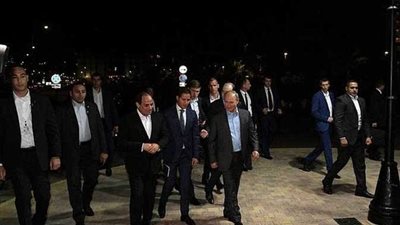 بوتين يصطحب الرئيس السيسي في جولة على كورنيش سوتشي