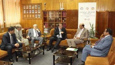 رئيس جامعة طنطا يبحث التبادل العلمي مع السعودية