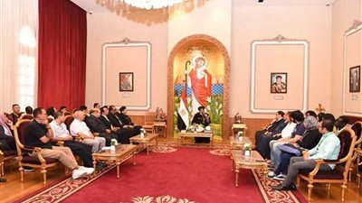 البابا تواضروس يستقبل أعضاء 