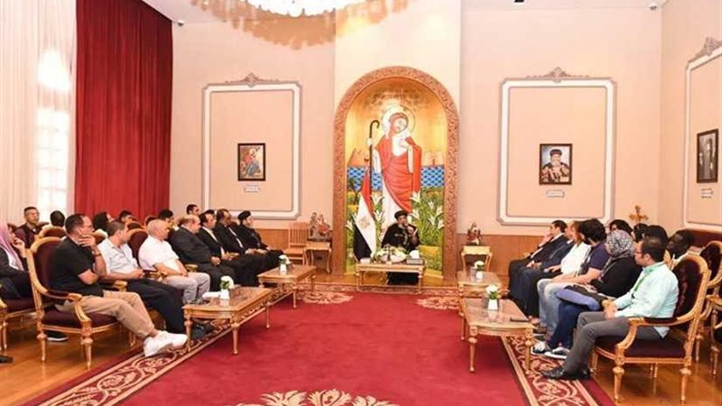 البابا تواضروس يستقبل