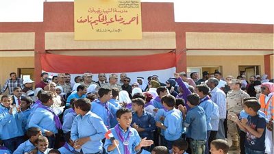 القوات المسلحة تفتتح 4 مدارس جديدة بسيناء بالتعاون مع المجتمع المدني