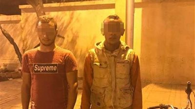 سارق السيدة الأوروبية سقط في المعادي