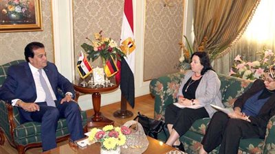 وزير التعليم العالي يلتقي مديرة الهيئة الألمانية للتبادل العلمي لبحث التعاون بين البلدين