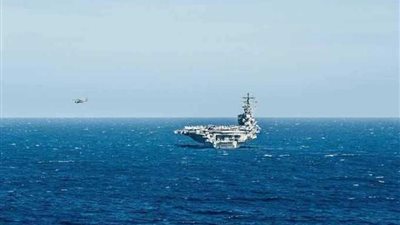 تحطم طائرة للبحرية الأميركية على حاملة الطائرات رونالد ريغان