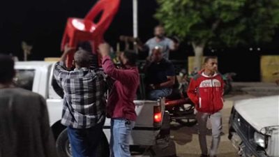 حملة مكبرة لإزالة إشغالات المقاهي والباعة الجائلين بمدينة أسيوط