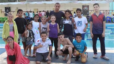 ٤٠ سباحًا في اختبارات الاتحاد المصري للسباحة بنادي المنيا الرياضي