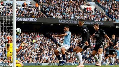 مانشستر سيتي يفوز على برينلي بخماسية نظيفة ويحتل القمة الإنجليزية