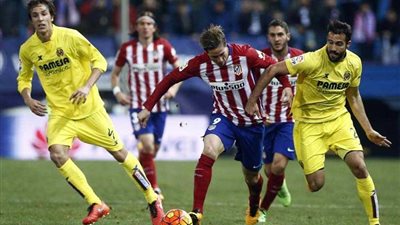 تعادل أتليتكو مدريد وفياريال في الدوري الإسباني