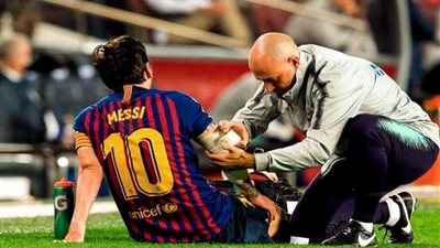 ميسى يغيب عن برشلونة 6 مباريات حاسمة
