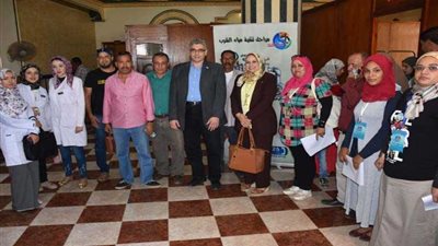 قافلة طبية و مائية بعزبة أبو باشا ببنها