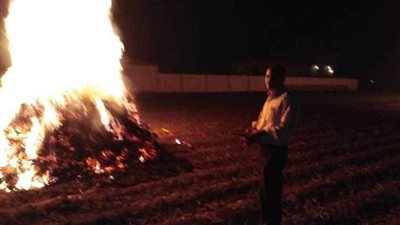 تحرير 26 محضر بيئة لحرق مخلفات الذرة بمنفلوط