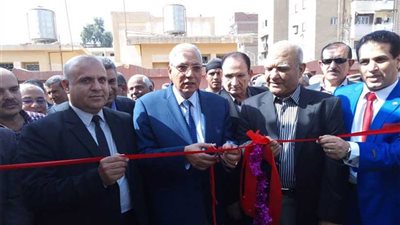 محافظ الدقهلية يفتتح الإدارة التعليمية بمنية النصر