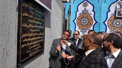 افتتاح محطة كهرباء المهندس 