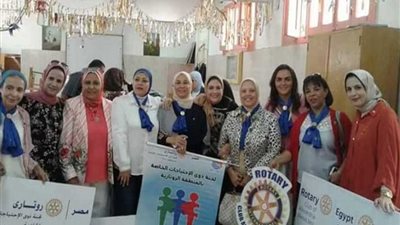 المسؤولية المجتمعية تجاه ذوي الاحتياجات الخاصة بروتاري الإسكندرية