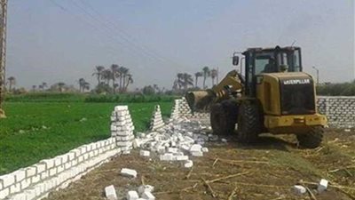 إزالة 259 حالة تعدٍ على الأراضي الزراعية بالمنيا