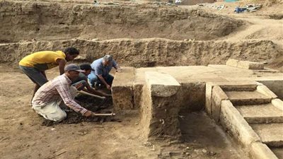 الكشف عن مقصورة احتفالات رمسيس الثاني بالمطرية