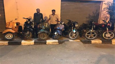 القبض على تشكيل عصابي لسرقة الدراجات البخارية في شبرا