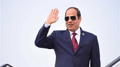 الرئيس السيسي يغادر الخرطوم عقب ختام اجتماعات اللجنة المشتركة