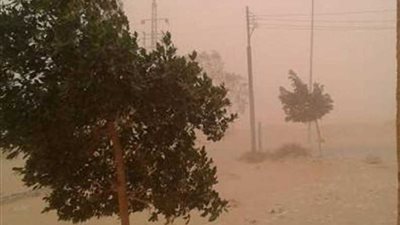 شمال سيناء تتعرض لموجة من الطقس السيئ