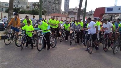 بالصور..ختام فعاليات سباق الدراجات على كورنيش الإسكندرية