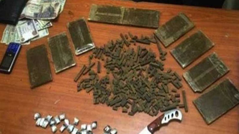 ضبط 2 كيلو حشيش بحوزة