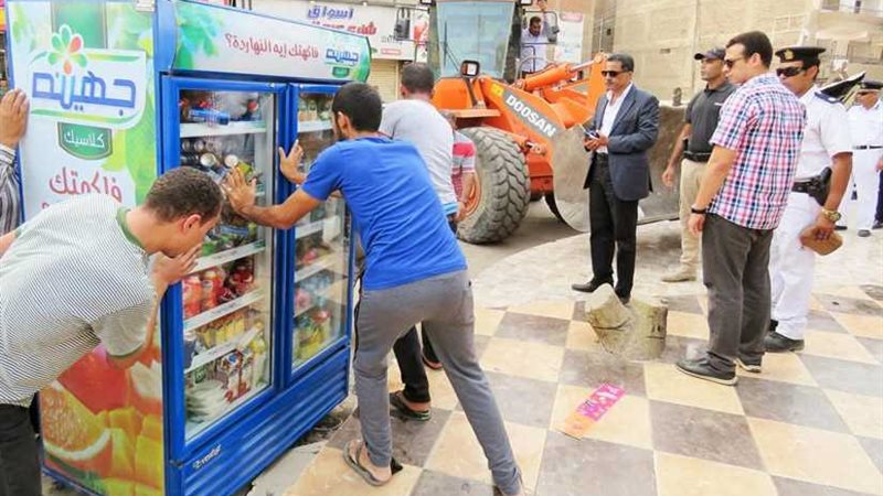 إزالة 12 كشكا مخالفا