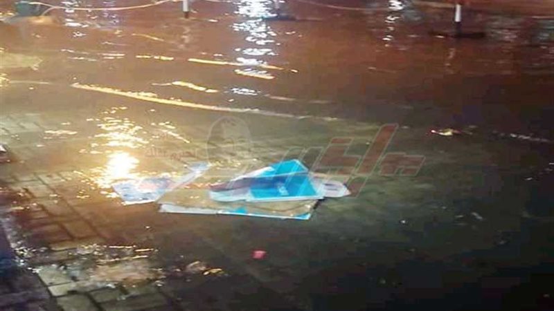 سقوط أول ضحية لأمطار