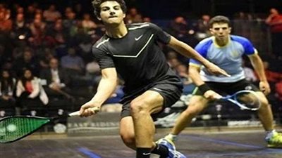 تأهل مازن هشام للدور الثانى لبطولة قطر كلاسيك للاسكواش