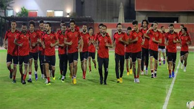 الأهلي يختتم تدريباته للوصل على ملعب بجوار برج العرب