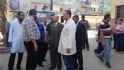 وكيل الوزارة يتفقد سير العمل بمستشفى ديرب نجم والقافلة الجراحية بمستشفى الإبراهيمية المركزي