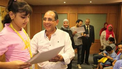 بالصور.. خالد عبد الجليل يفتتح نادي سينما ذوي القدرات الخاصة