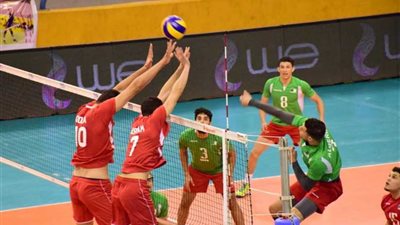 فراعنة الطائرة اقتربوا من حسم اللقب العربى بالفوز على الجزائر 3 / 1