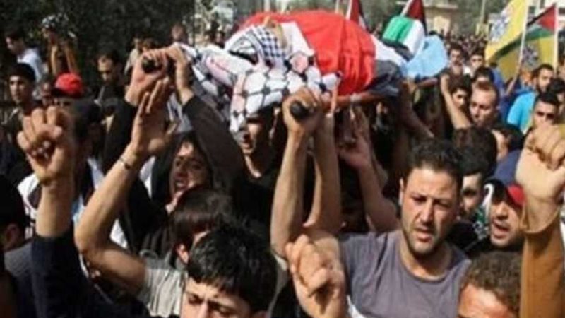 استشهاد فلسطيني برصاص