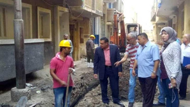 مركز ملوي يتابع أعمال