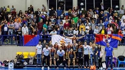 هومنتمن اللبناني يحتفظ بلقب البطولة العربية لكرة السلة سيدات بالفوز علي الأهلي