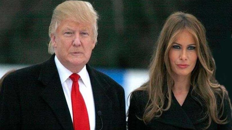ترامب وميلانيا في