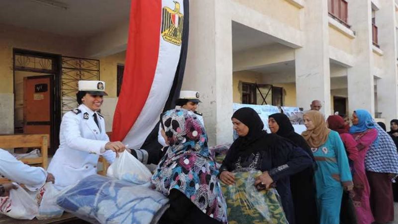 الداخلية توزع بطاطين