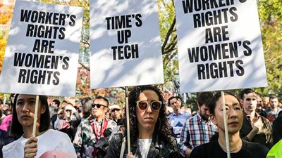احتجاجات آلاف موظفي غوغل بسبب التحرش الجنسي