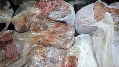ضبط 7 أطنان لحوم غير صالحة للاستهلاك الآدمي بالبحيرة
