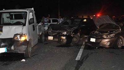 مصرع شاب وإصابة موظف في حادثي تصادم بالبحيرة