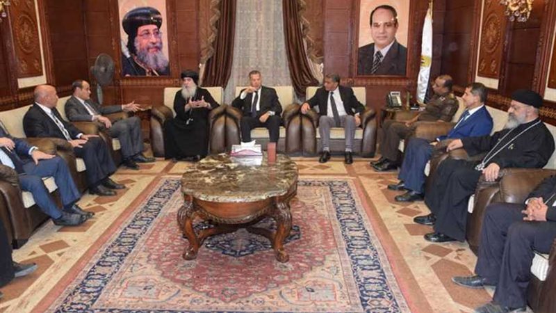 محافظ بني سويف ومدير