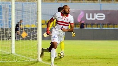 سر غضب كهربا بعد تسجيل هدفه أمام حرس الحدود