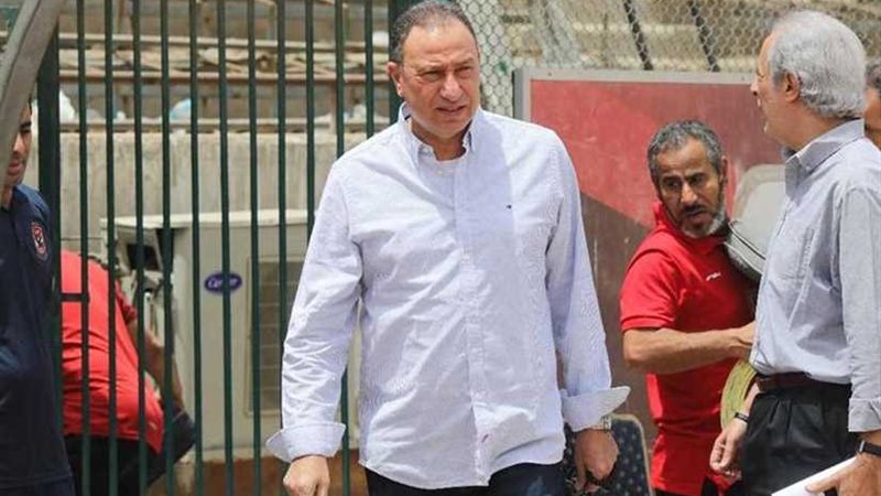 الخطيب يحضر مران