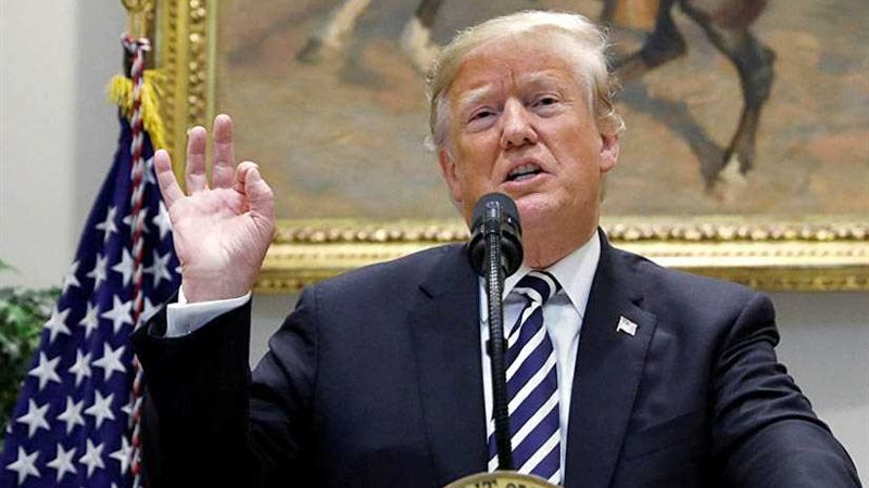 ترامب يكشف الشيء